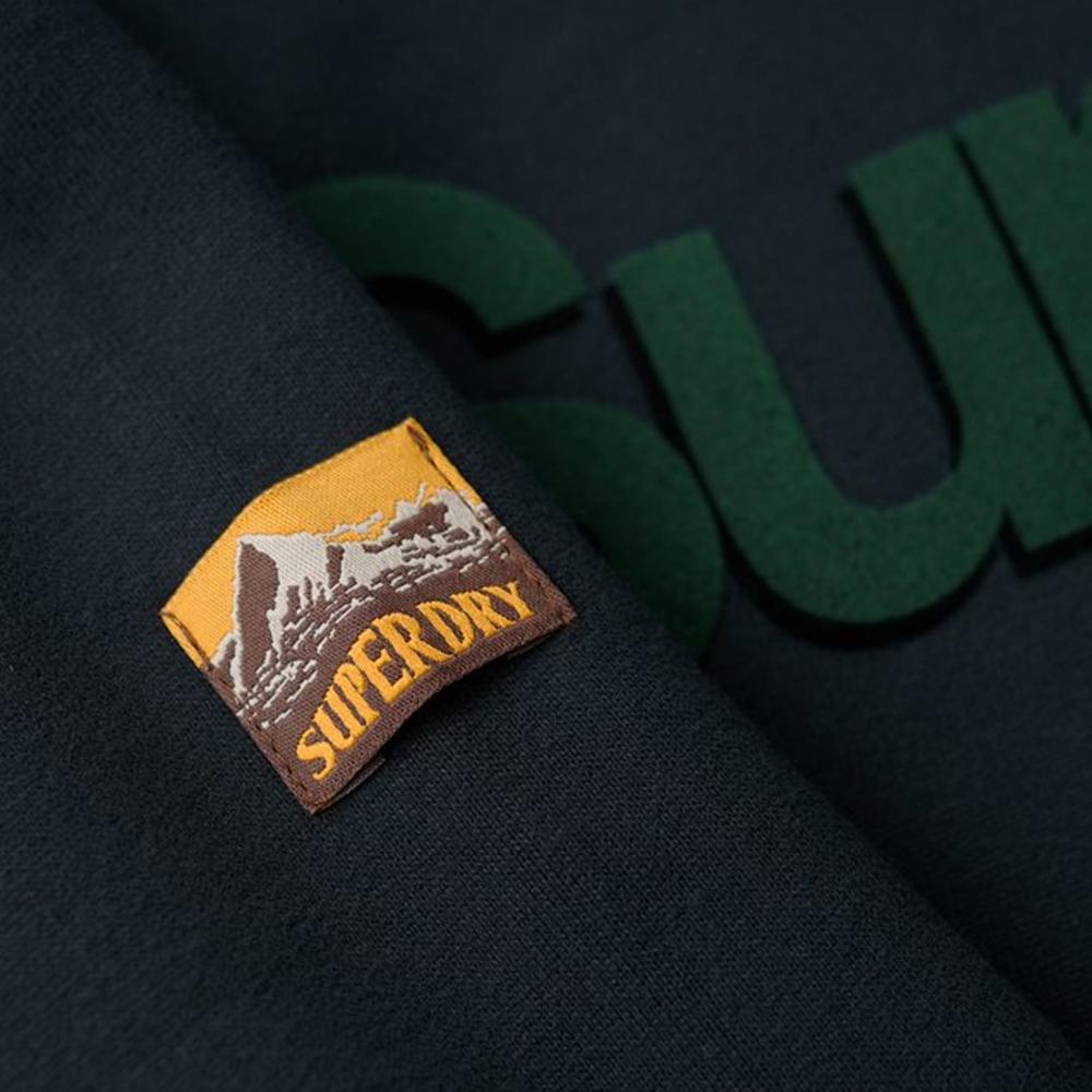 Superdry Sweat Marine Homme Superdry Core Logo