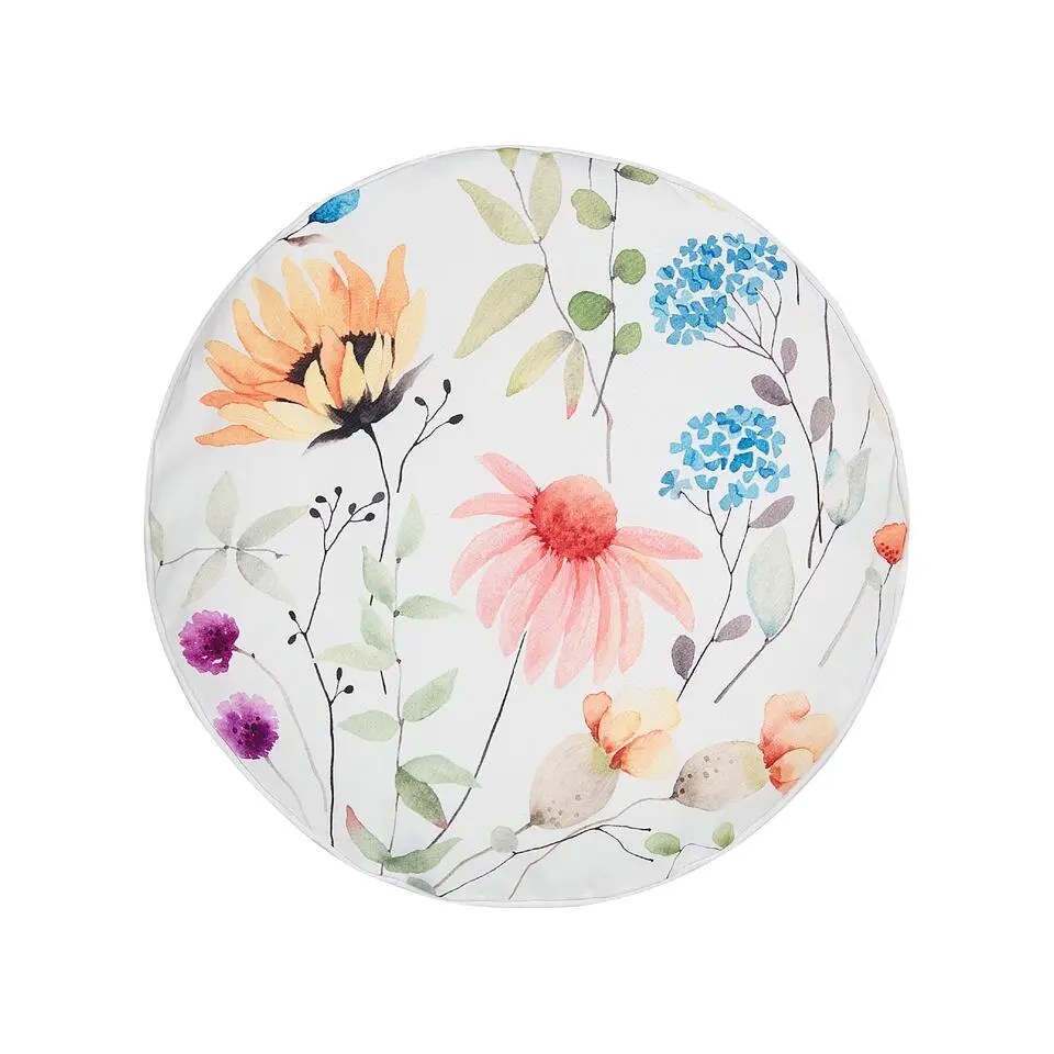 MONESI - Tuinkussen set van 2 - Meerkleurig - ⌀ 40 cm - Polyester