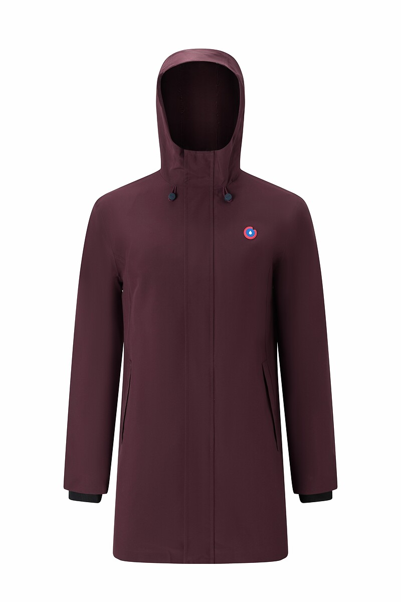 FLOTTE<br>Parka impermeável de comprimento médio BEAUBOURG
