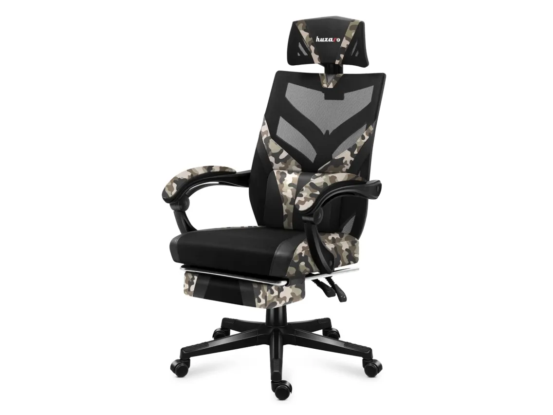 Huzaro Combat 5.0, PC gamingstol, 140 kg, Trådsæde, Ryglæn i net, PC, 610 x 610 mm
