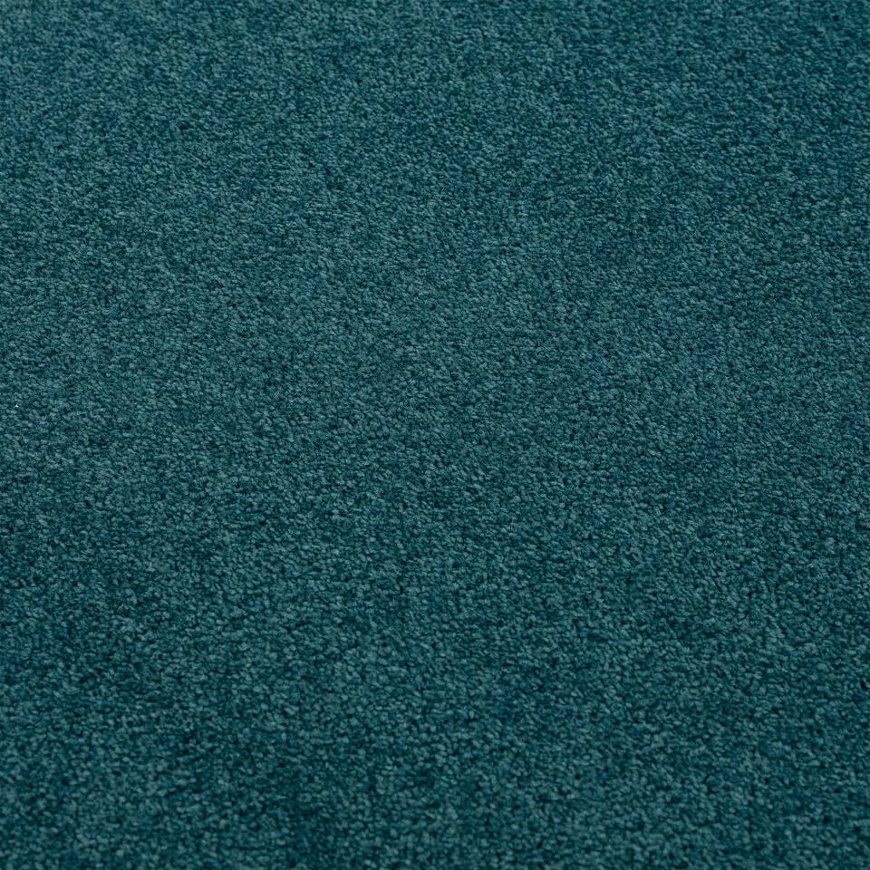 Uni Effen Laagpolig Vloerkleed Modern Blauw - 140x200 CM