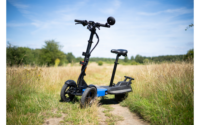 Scuddy Slim V4 eScooter Elektro-Faltroller, Roller mit Sitz