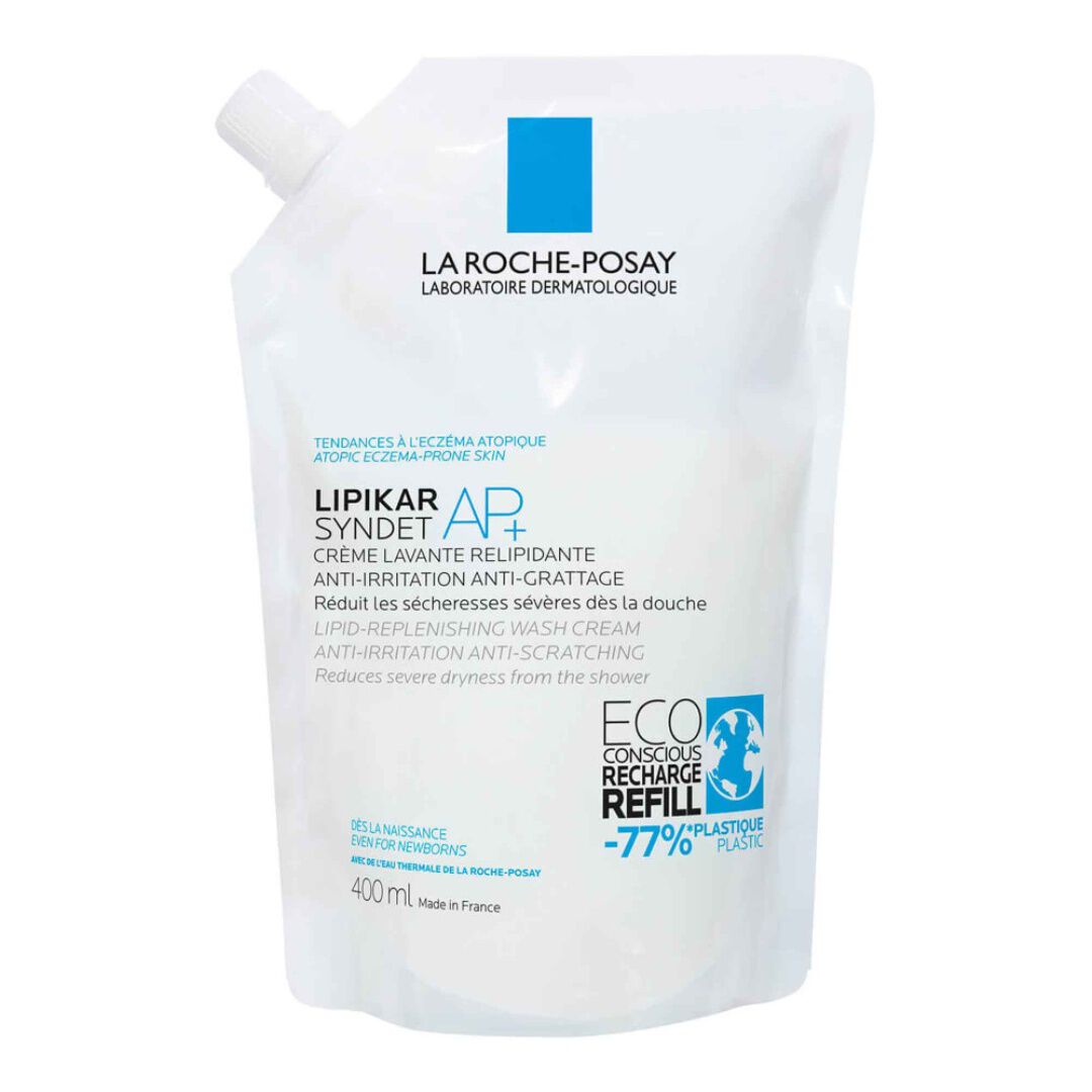 LA ROCHE POSAY  Recarga Lipikar Syndet AP+ - Gel-Creme de Limpeza - 400ml