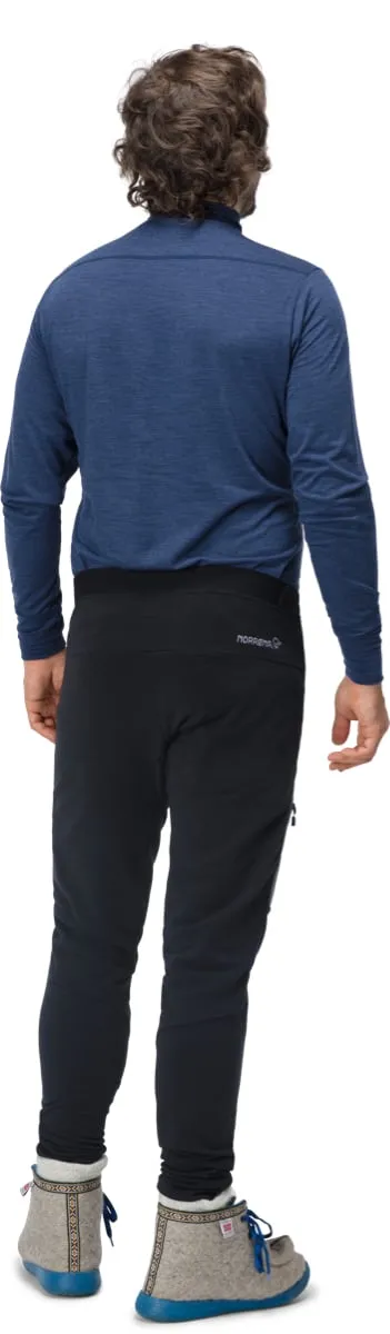 Norrøna Men's Trollveggen Warmwool2 Stretch Tights Caviar