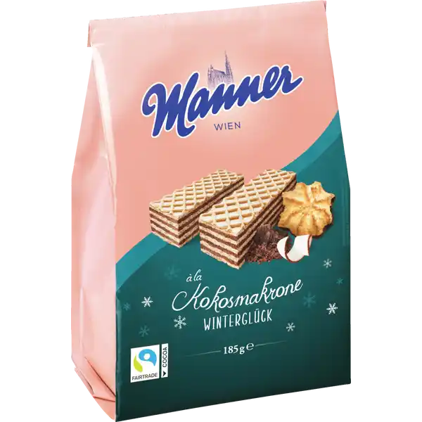 Kokos-Makrone Winterglück