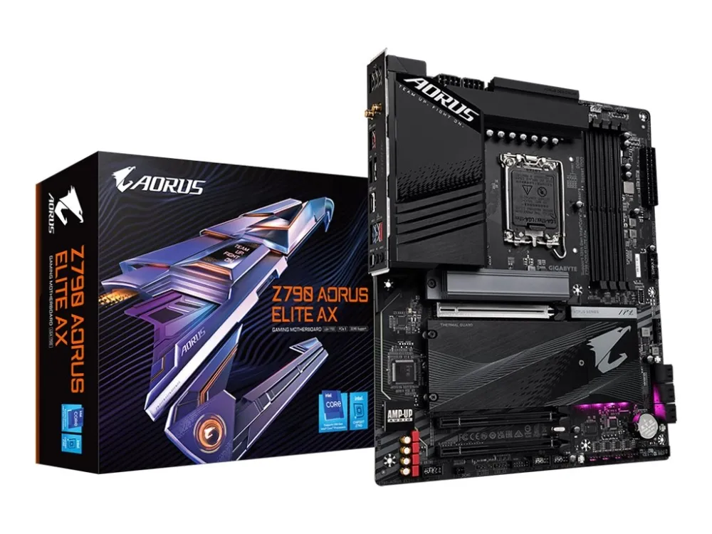 Gigabyte - Bundkort - LGA1700 sokkel - Z790 Chipset - onboard grafik (CPU påkrævet) - HD Audio (8-kanaler)