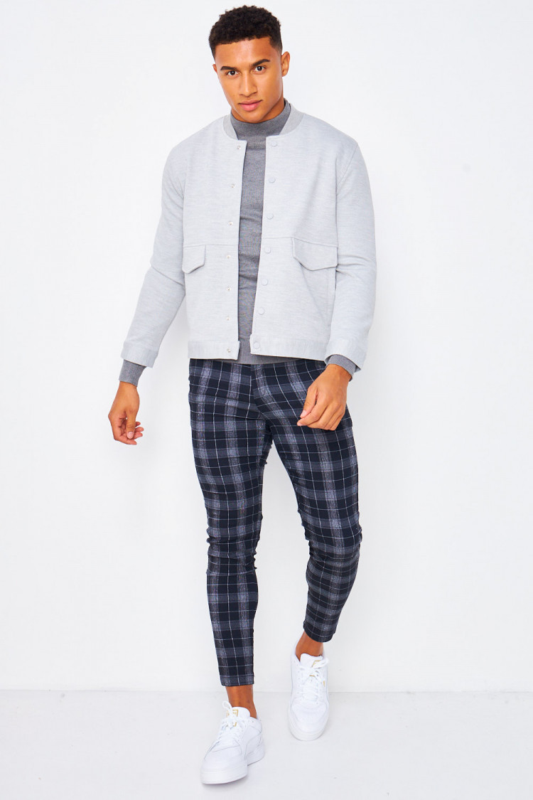 Bomber gris uni