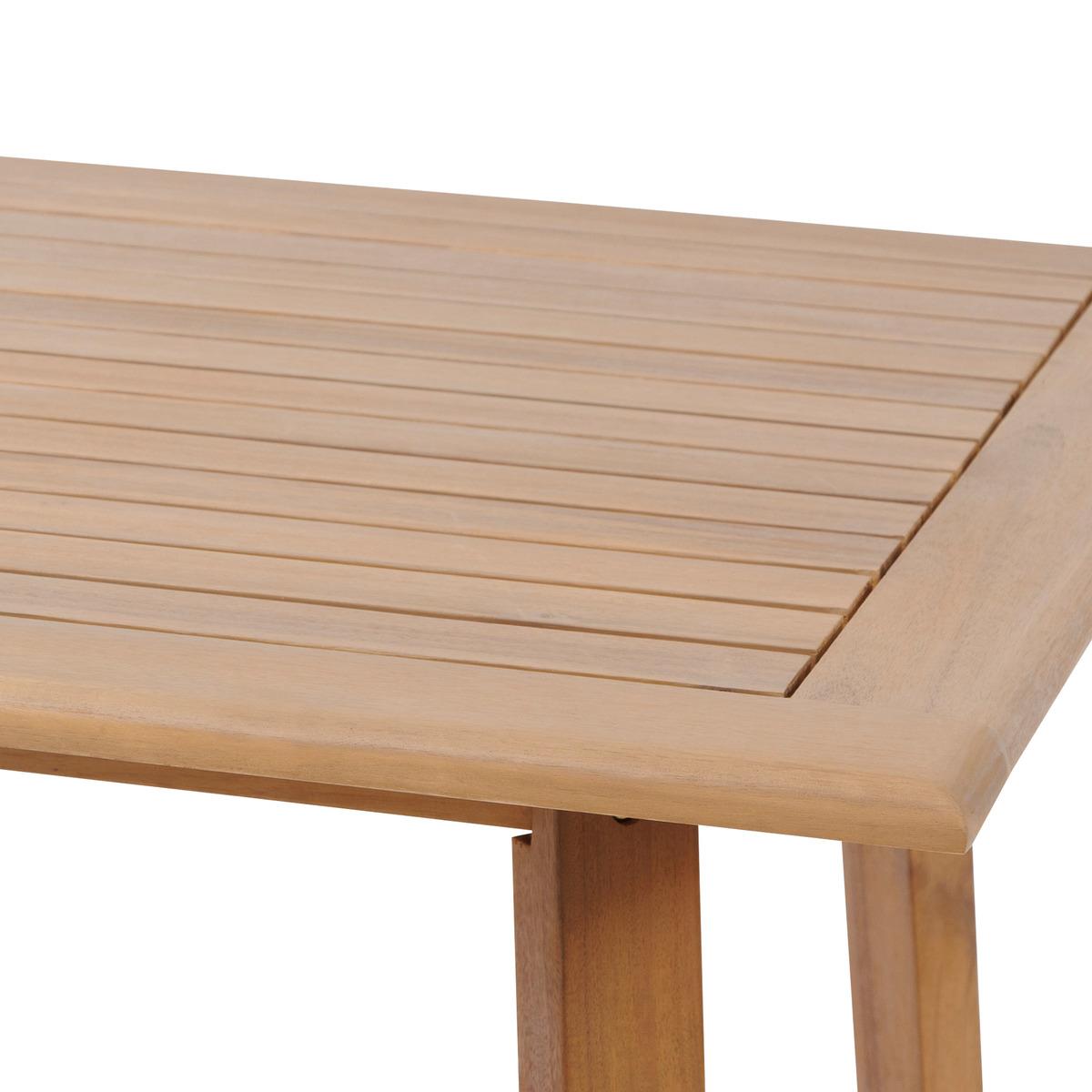 TABLE HAUTE TIWI ACACIA 4 PLACES
