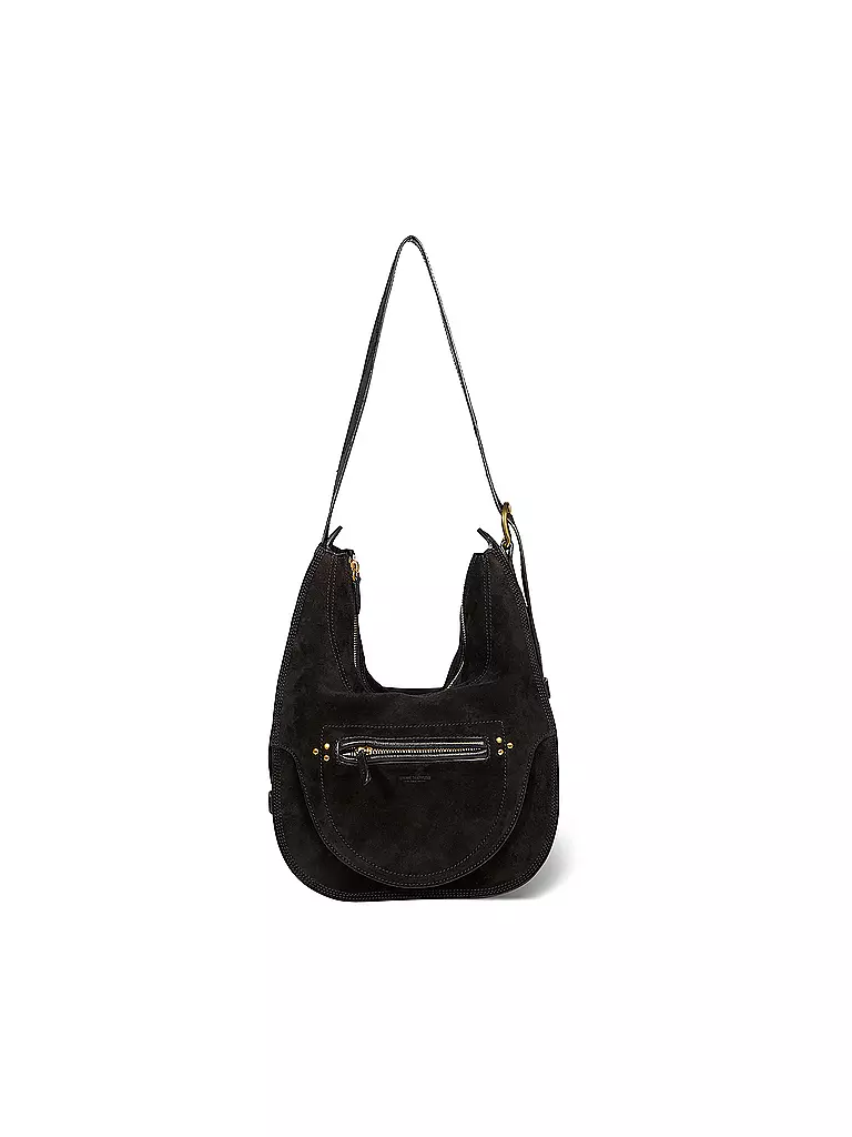 JEROME DREYFUSS Ledertasche - Hobo Bag DINO schwarz
