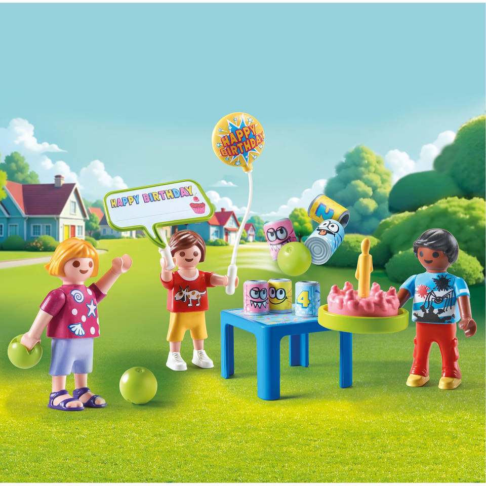 PLAYMOBIL Gift Set kinderverjaardag 71968