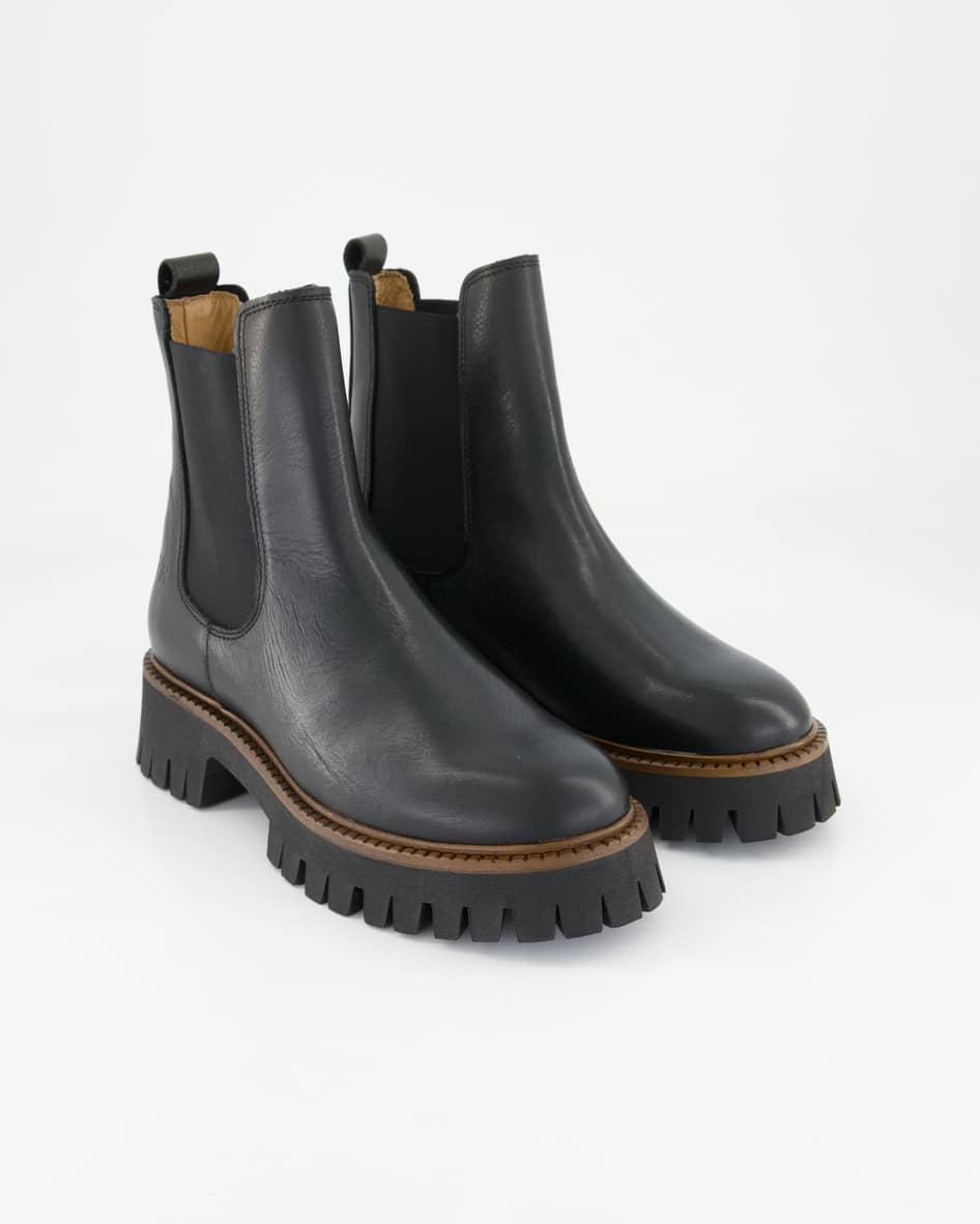 Zahira A8780-01 Chelsea Boots in Schwarz