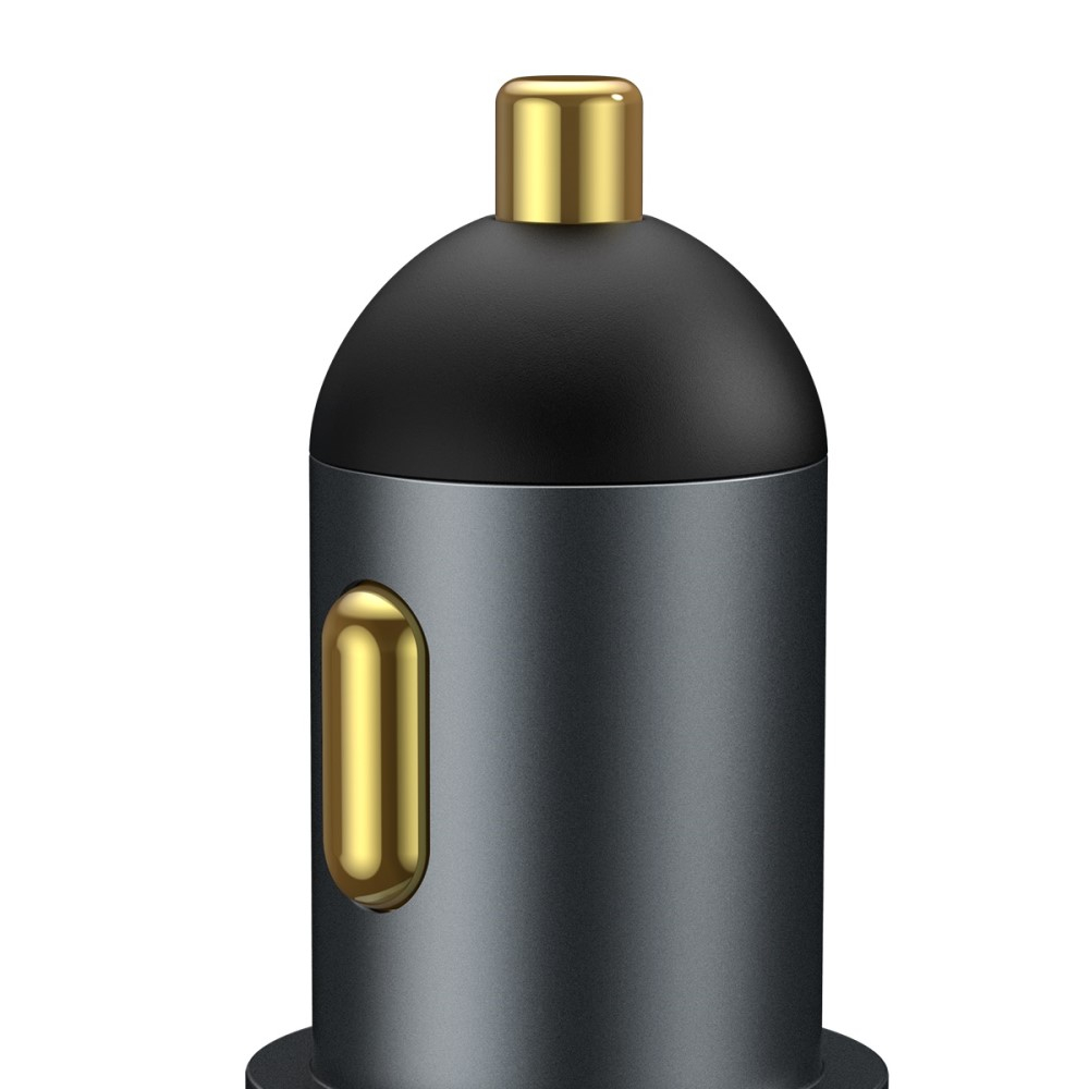 (120W) USB A / USB C Auto KFZ Ladegerät mit Zigarettenanzünder PD 3.0 / QC 4.0 - Schwarz