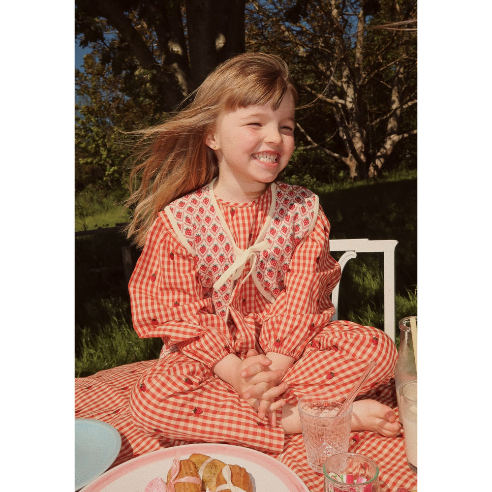 Køb Flöss Berry Gingham Molly Bukser