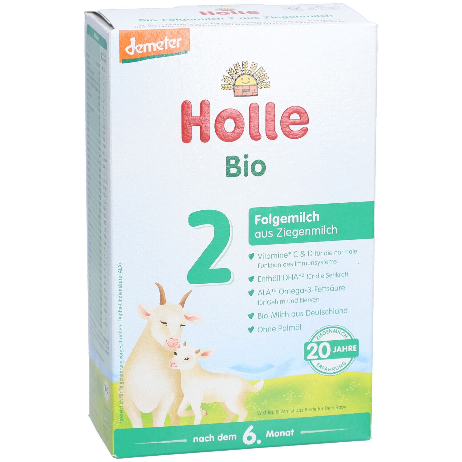 Holle Bio 2 Folgemilch auf Ziegenmilchbasis ab dem 7. Monat