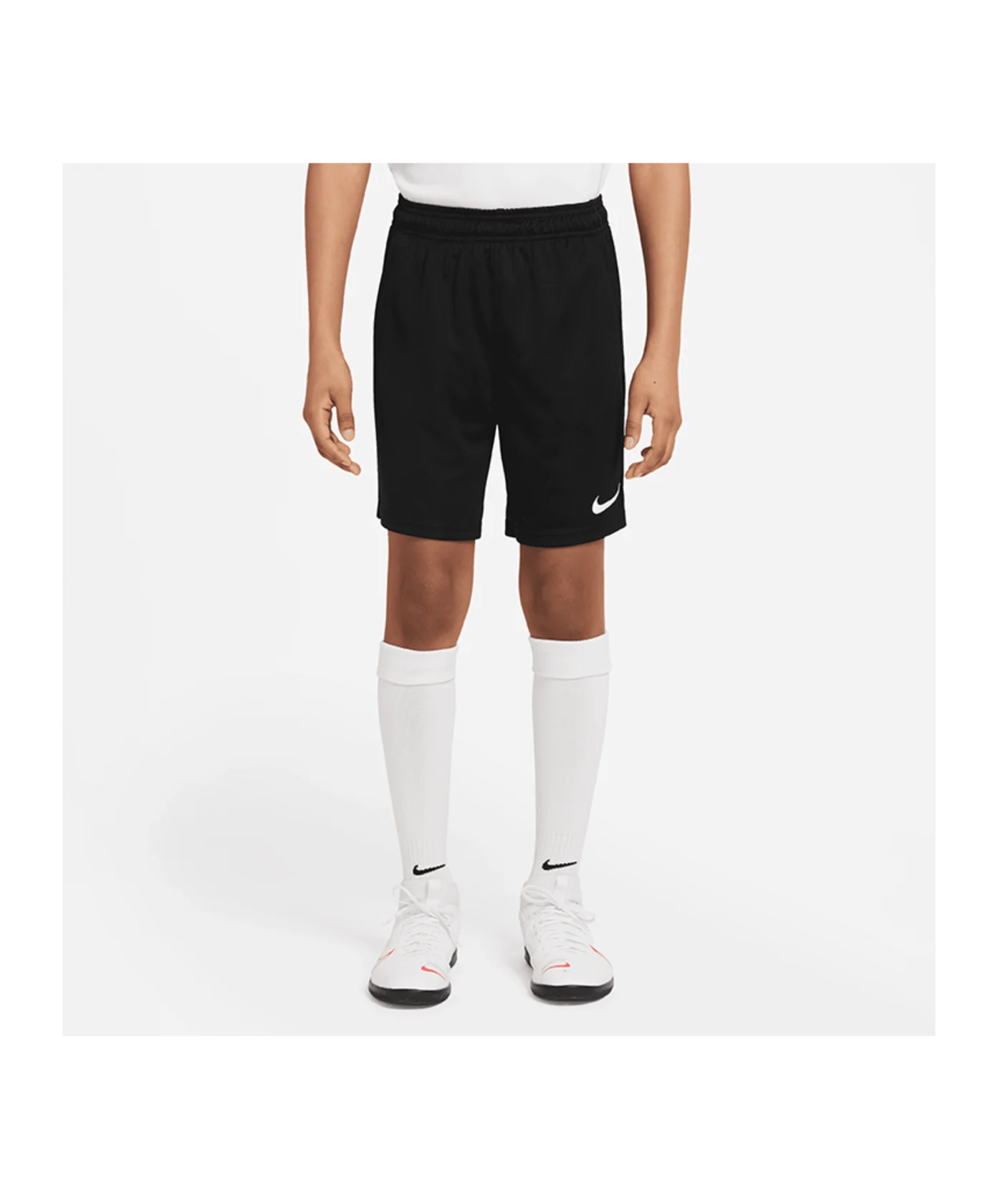 Nike Park 20 Knit Short Kids Schwarz Weiss F010