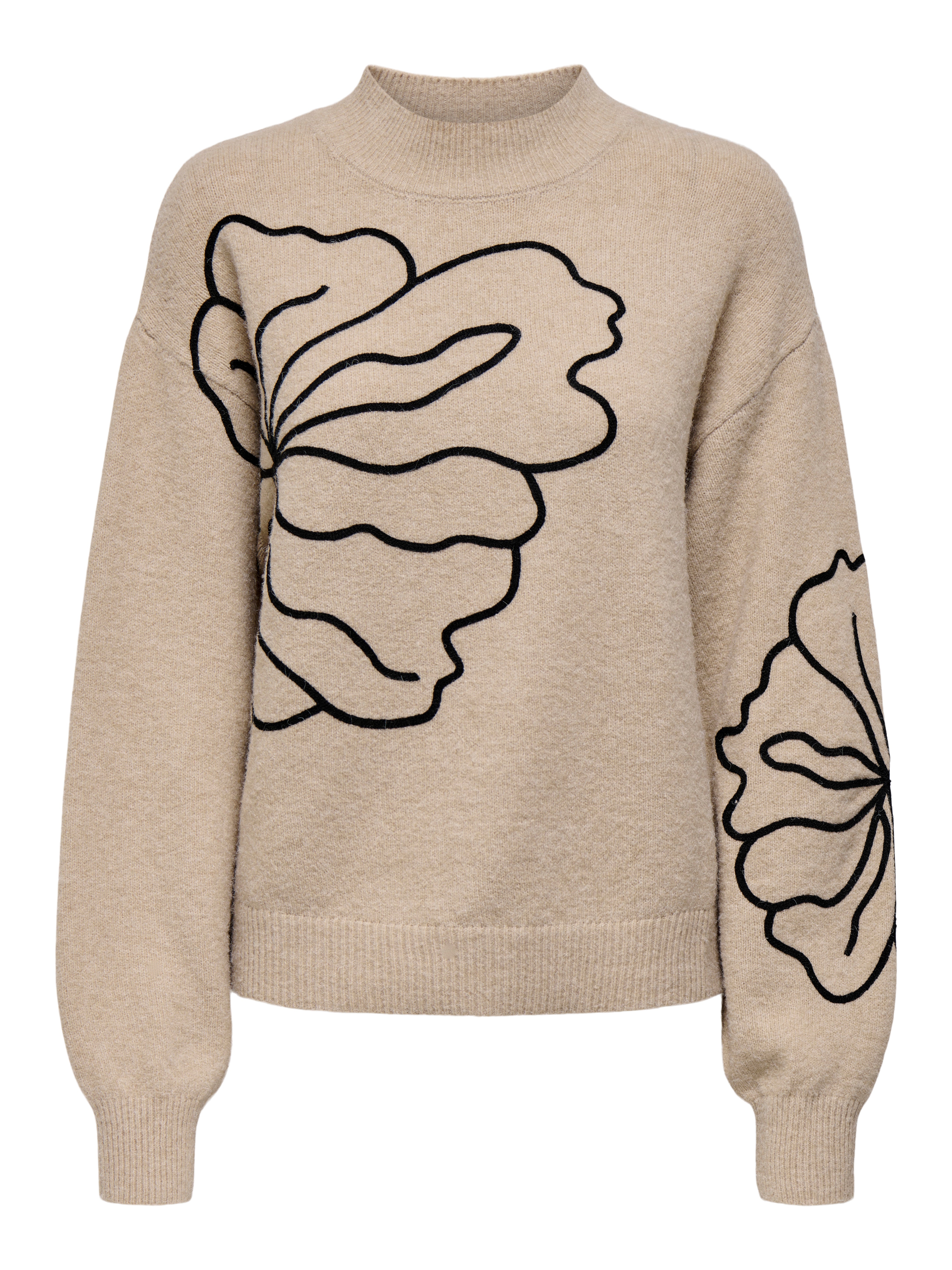 JDYJELLA Strickpullover Cement