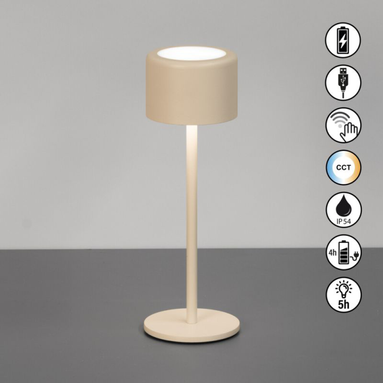JUNA TAFELLAMP - OUTDOOR - ZAND