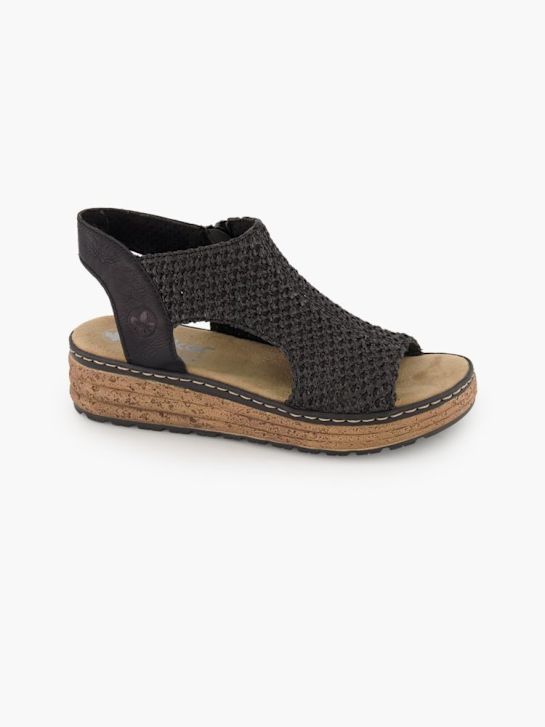 Rieker Sandalette Schwarz