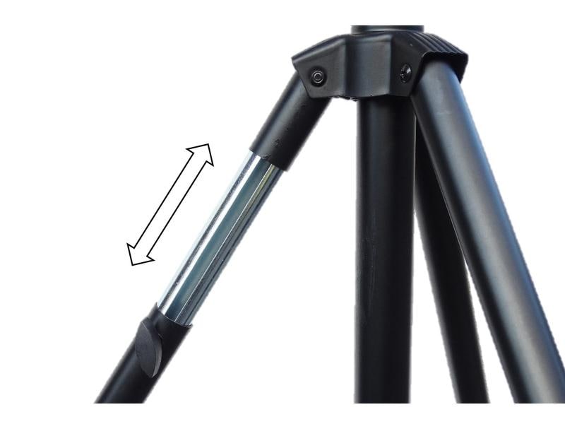 Nordride Stativ 300 cm ausfahrbar mit Kurbel Drei Bein Stativ