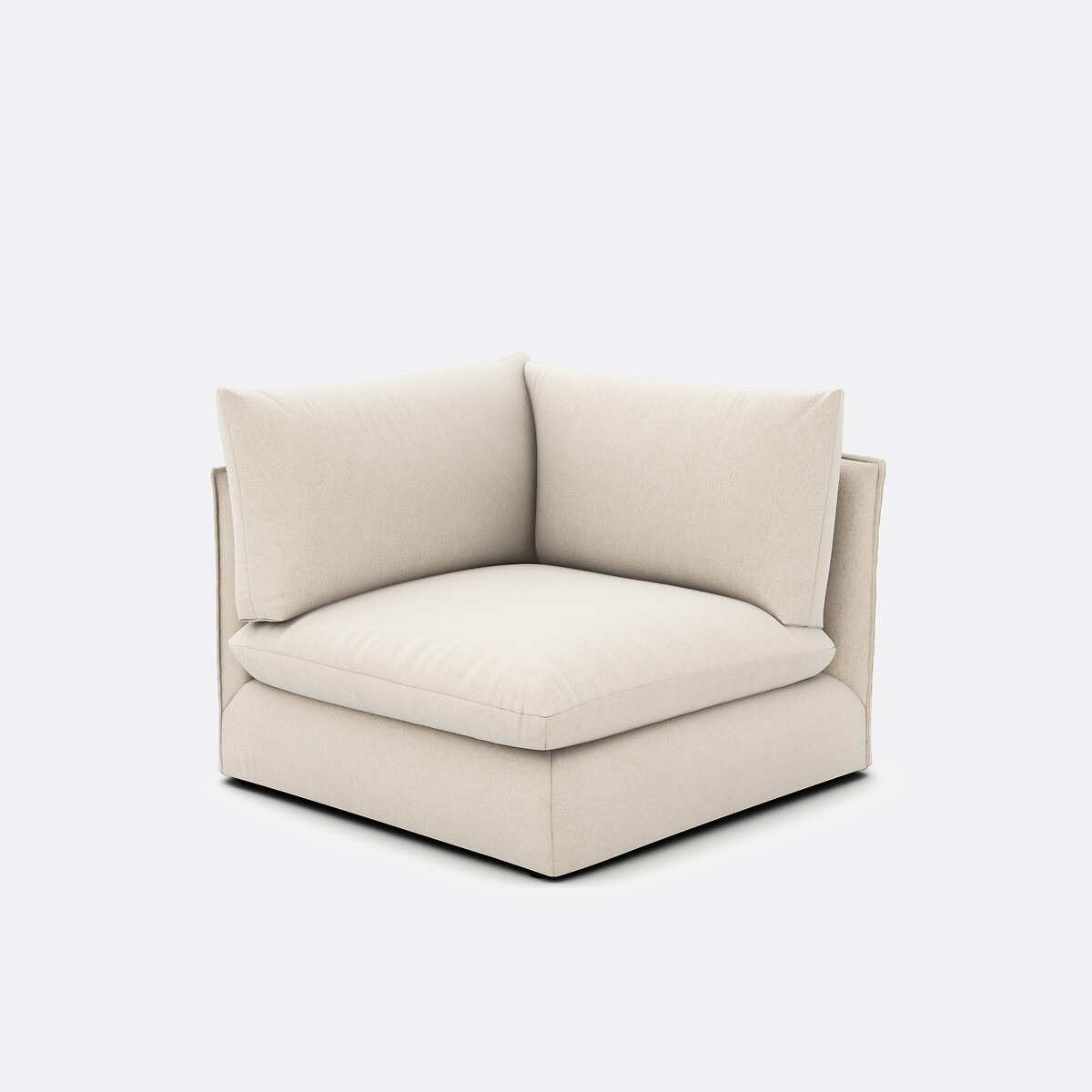 LA REDOUTE INTERIEURS<br>Canto modular, poliéster mosqueado, Malo