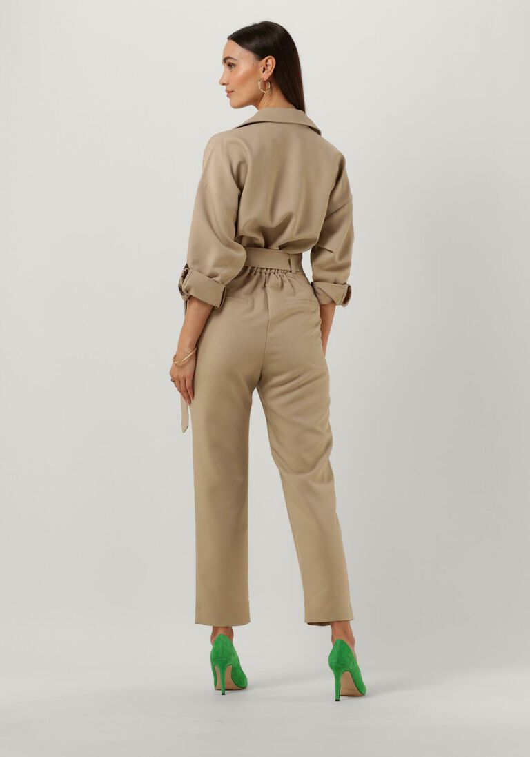 NOTRE-V beige notre-v jumpsuit nv-benny jumpsuit
