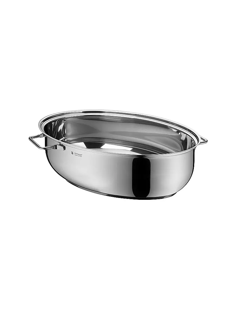 WMF Extrabräter mit Metalldeckel 41x25,5cm Cromargan silber