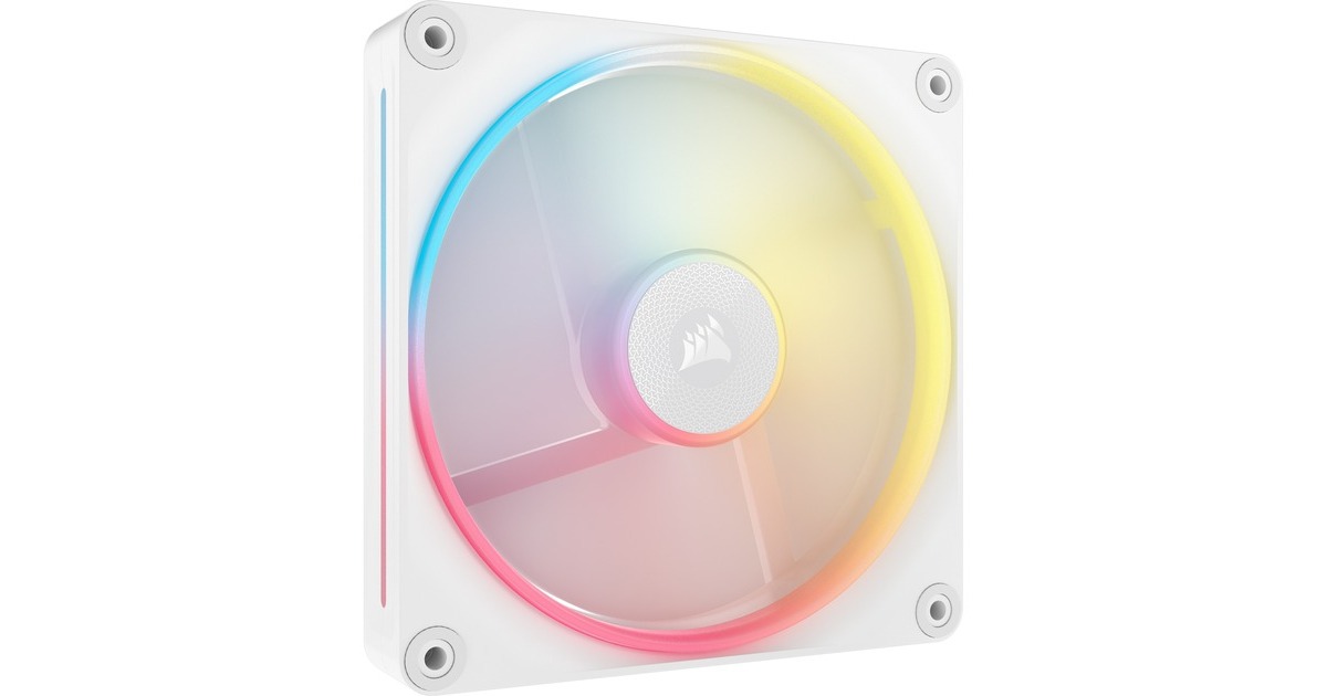 CorsairiCUE LINK LX140-R RGB Reverse Starterskit case fans  (Wit, 2 stuks, 140 x 140 x 25 mm, PWM)