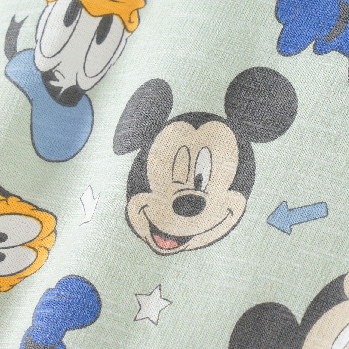 Topomini Micky Maus Strampler und Body im Set salbei
