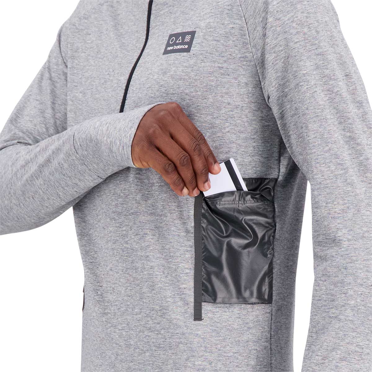New Balance Impact Run AT Spinnex 1/2 Zip Løbetrøje Herre