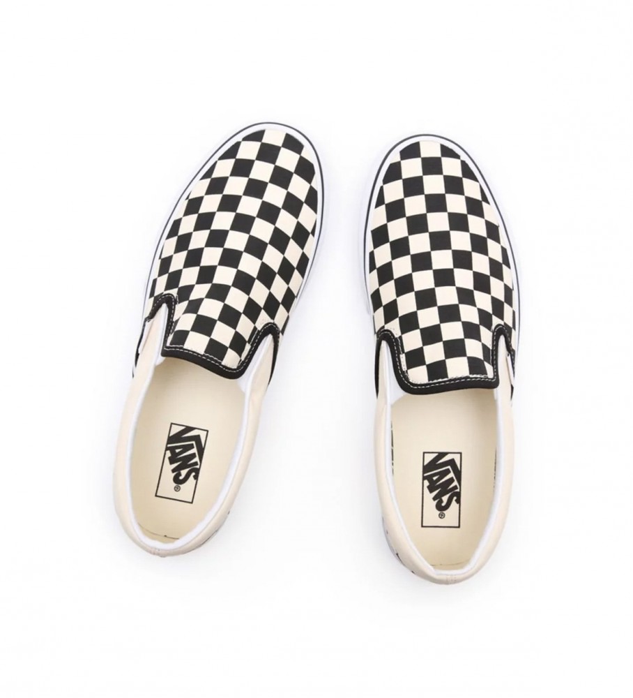 Vans Zapatillas Checkerboard Classic Slip-On Preto