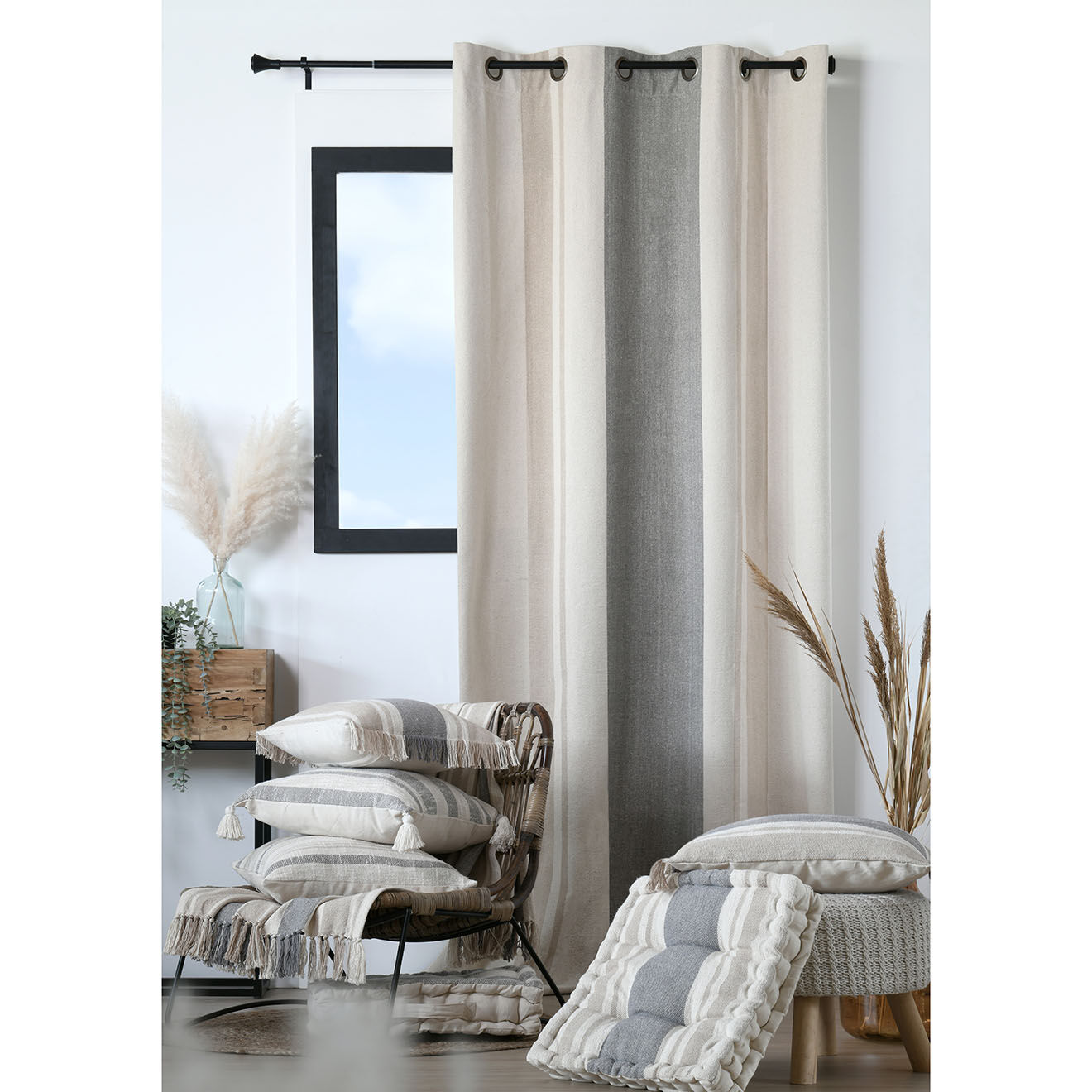 Stof Coussin Connor ficelle - 45x45 cm