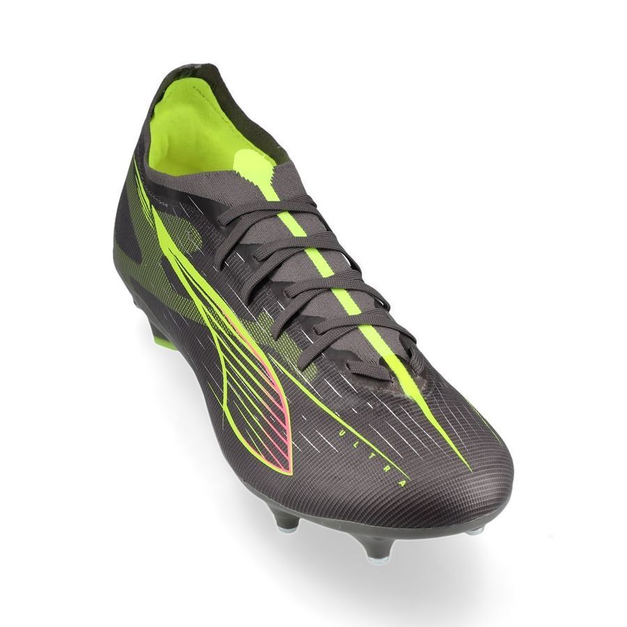 PUMA Ultra 5 Match SG Audacity - Matte Aged Silver/Jaune/Argenté