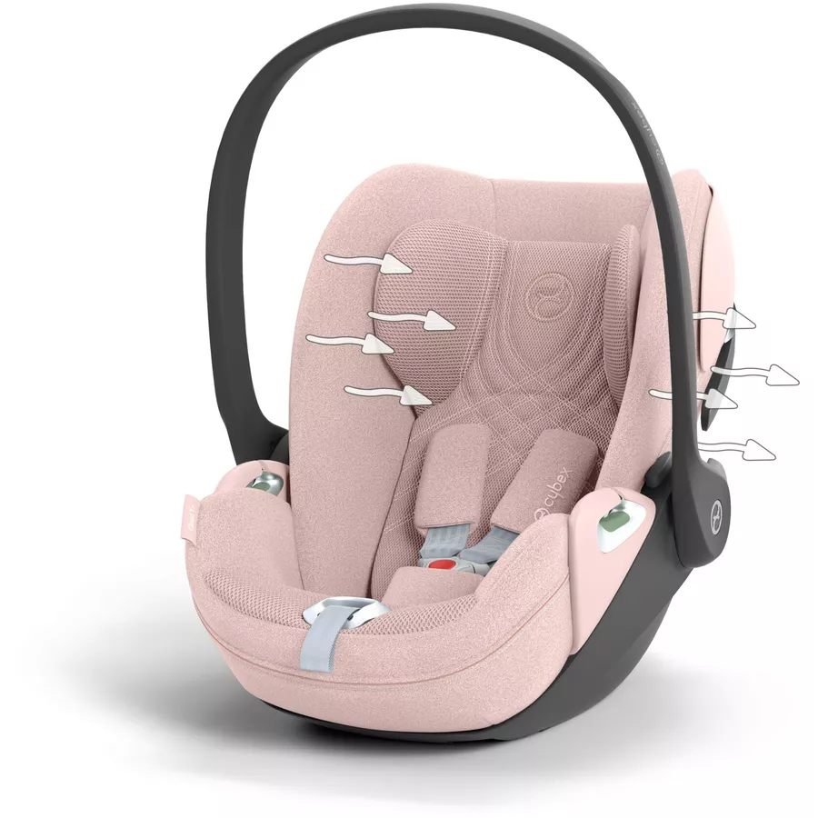 cybex PLATINUM Babyschale Cloud T I-Size Plus Peach Pink