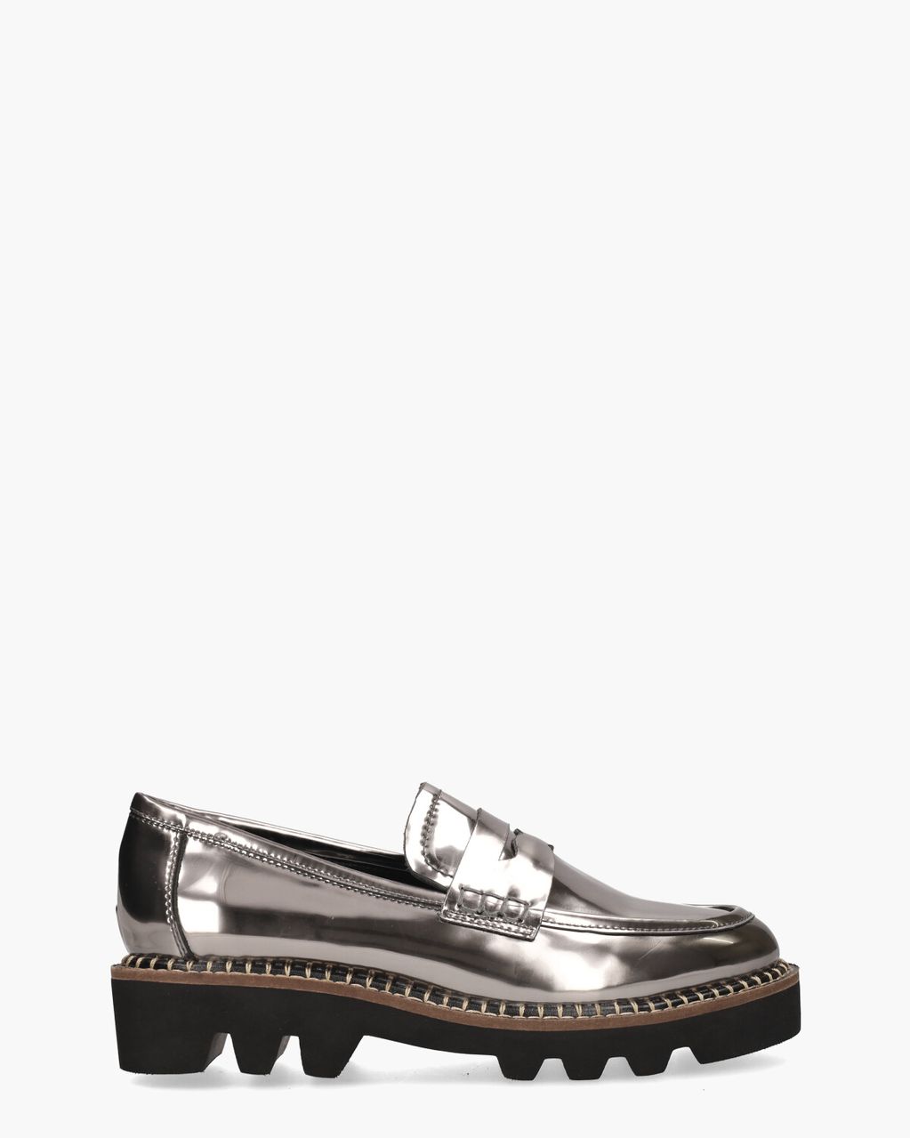 Di Lauro Pearl Zilver Damesloafers