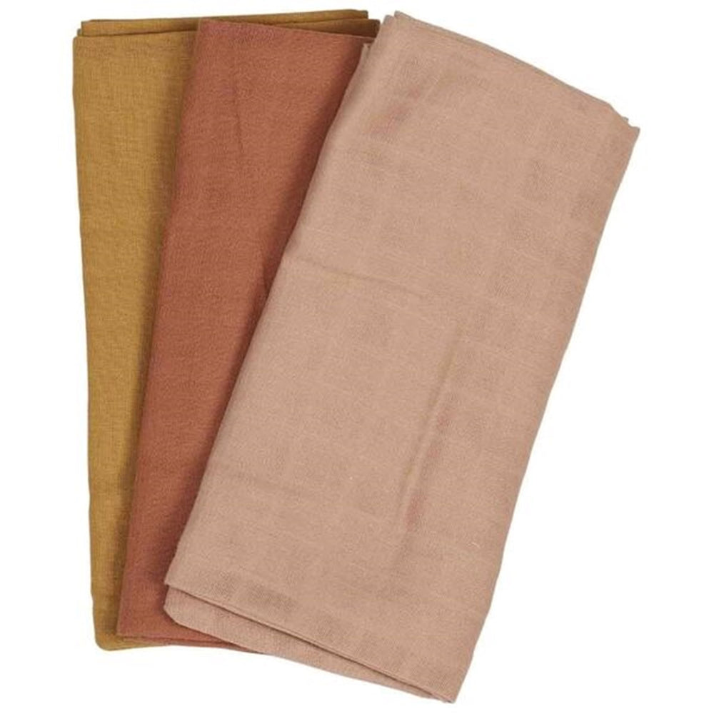 Køb Haps Nordic Sui Stofbleer Muslin 3-pak Warm
