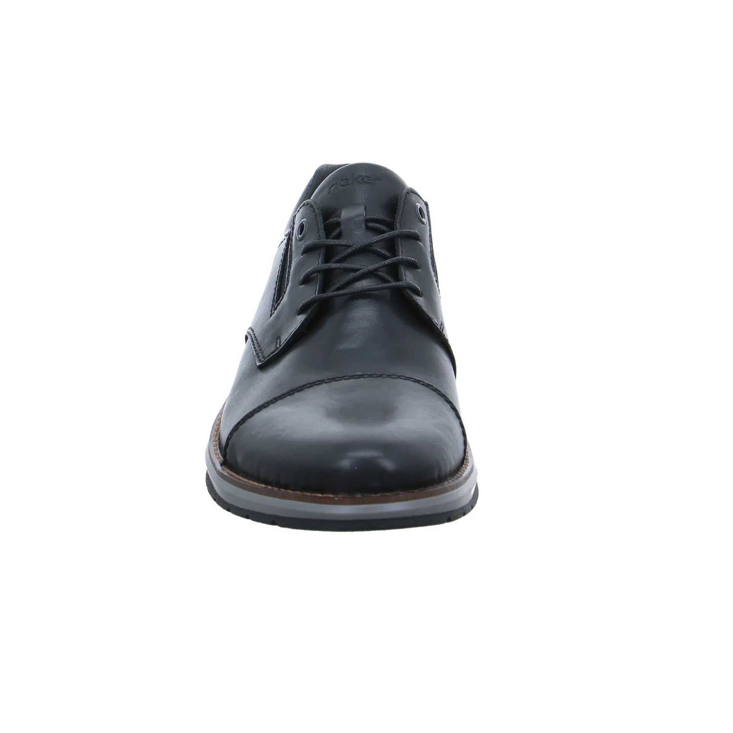 RIEKER Halbschuh-City Schwarz Leder