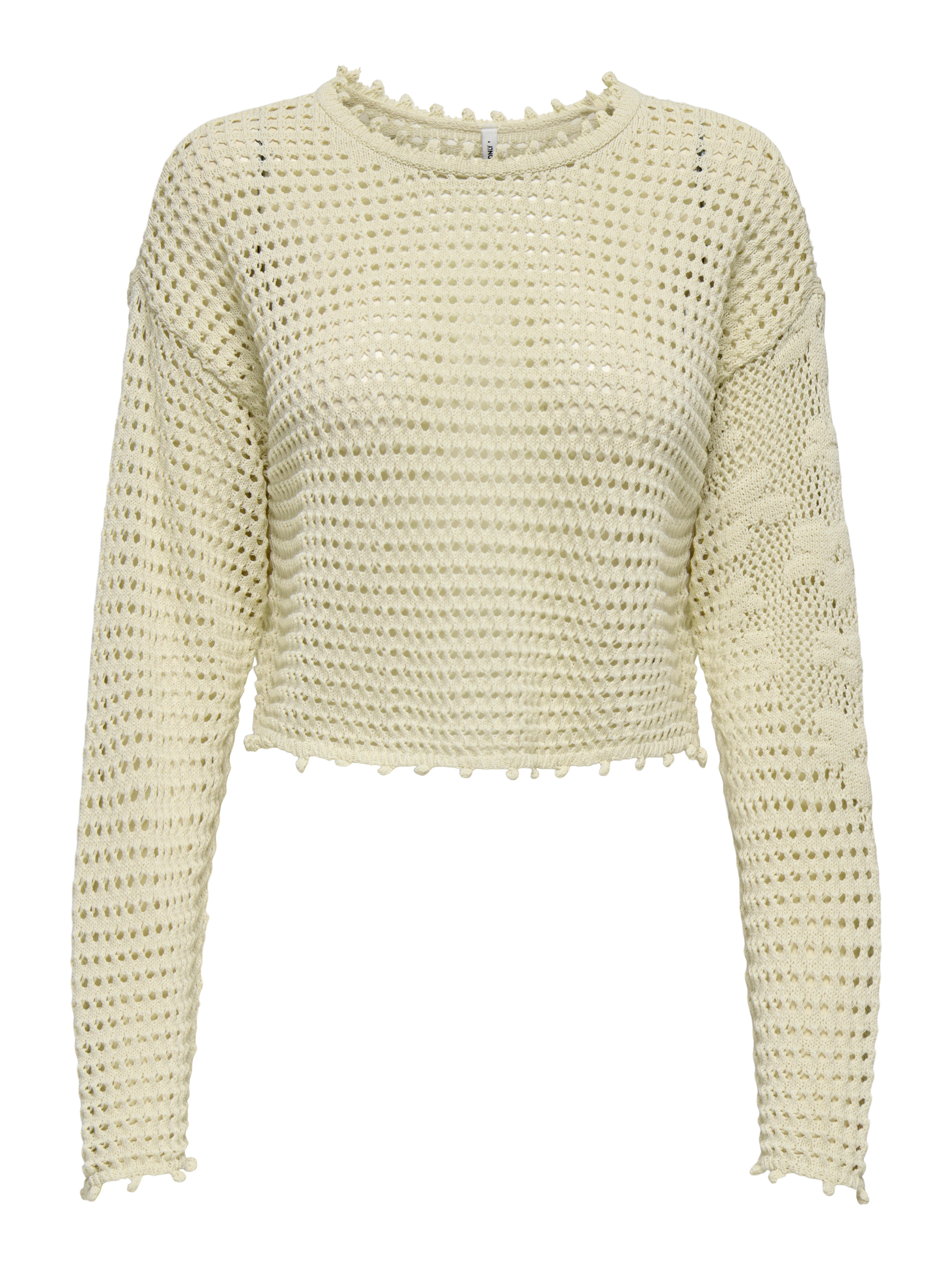 ONLANJOLIE Strickpullover Ecru