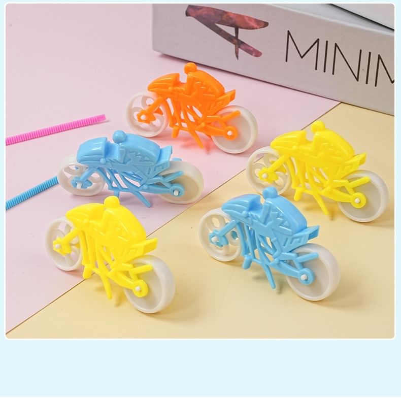 WarmFire - Set van 10: Fiets Plastic Hand Trek Speelgoed
