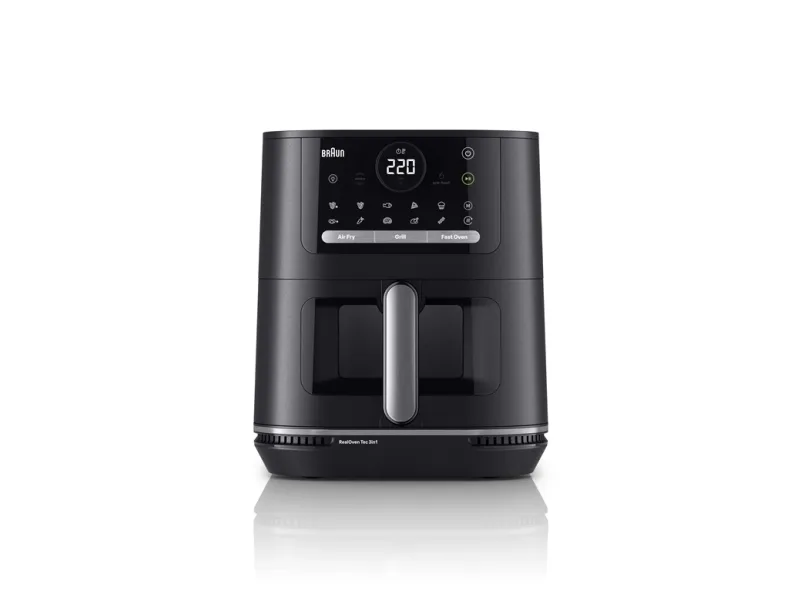 Braun HF5073, Varmluftsteger, 6 L, 80 °C, 220 °C, Enkelt, Sort