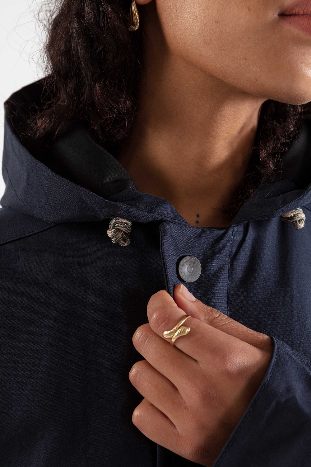 Jeckybeng The Ladies Coat Dark Navy