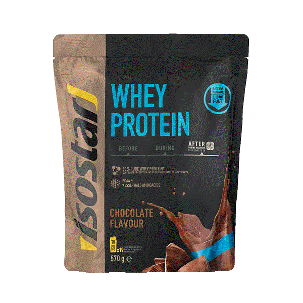 Isostar Whey Protein<br>570 g, Beutel, Pulver, Schokolade
