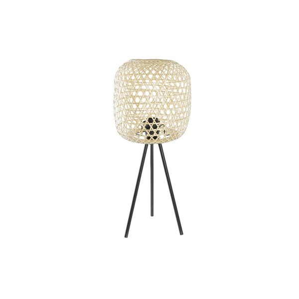 Lampe de bureau noir marron 220 v 50 w tropical (23 x 23 x 56 cm)