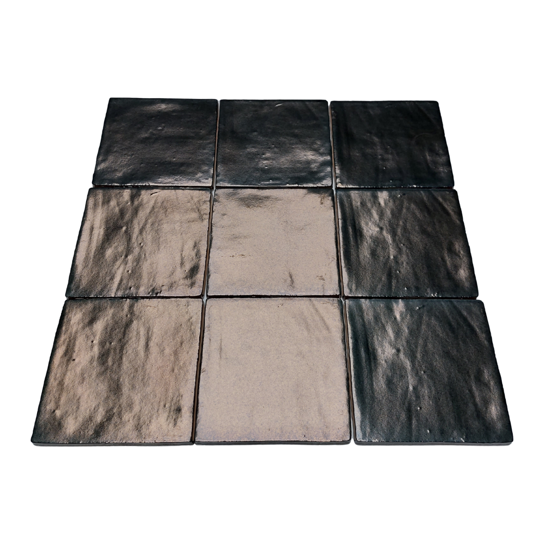 DTG Oud Hollands mozaïek wandtegel 13x13 aged bronze