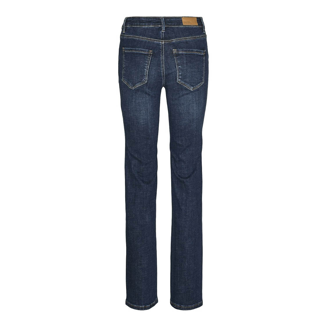 VERO MODA<br>Calça jeans reta, cintura padrão