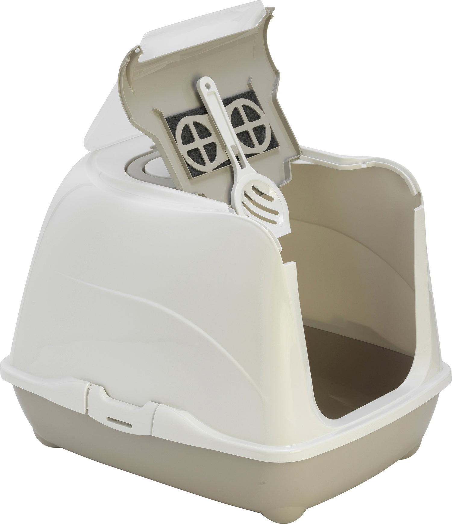 Moderna kattenbak Flip Cat grijs 39 x 50 x 37 cm