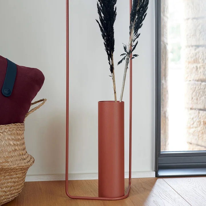 Fermob - Itac Vase, H 76 cm, lehmgrau