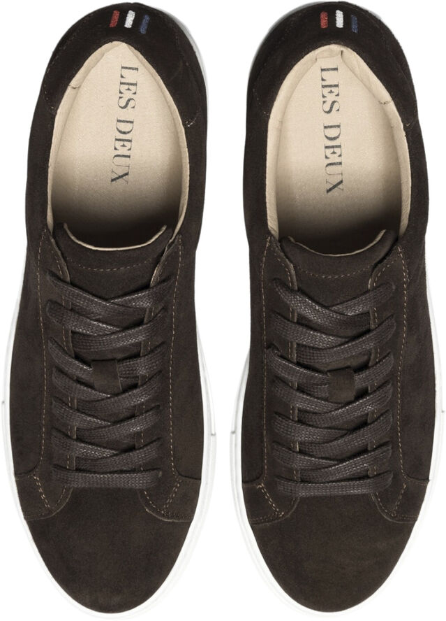 Les Deux Theodor Suede Sneaker Coffee brown