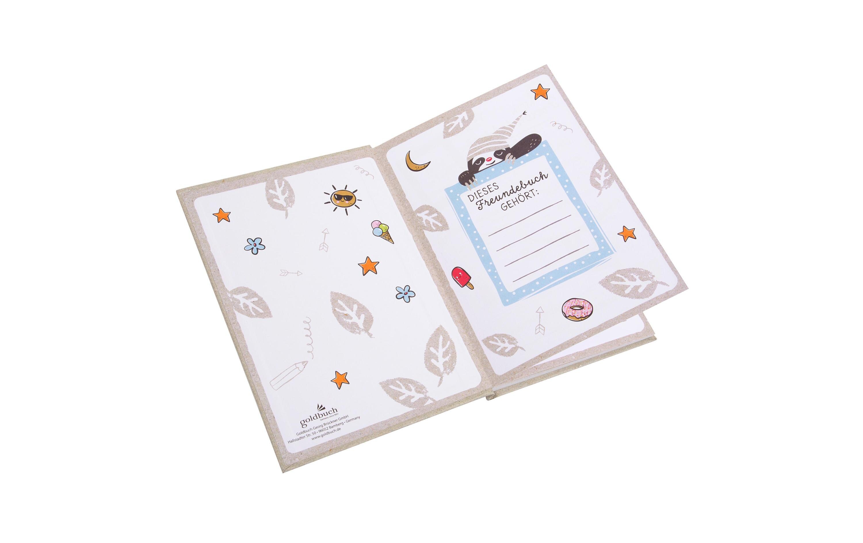 Freundebuch Happylife FaultierFreundebuch mit 88 Seiten