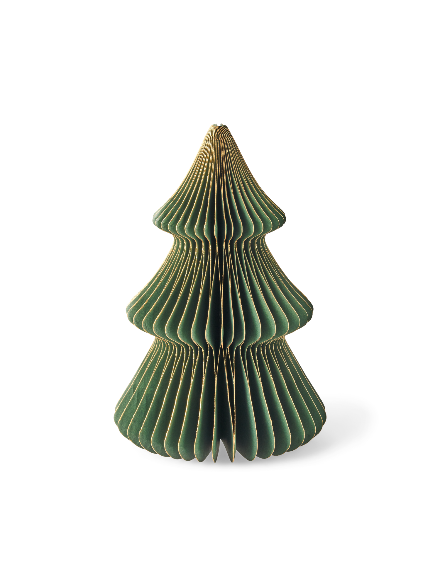 Træ til dekoration | Papir. 20 cm. | Pine Green