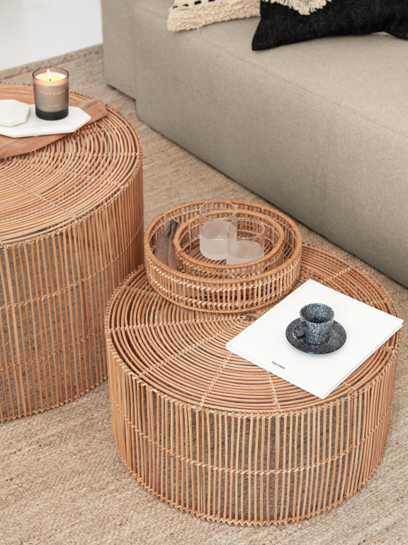 Kave Home Elmima bijzettafel set van 2